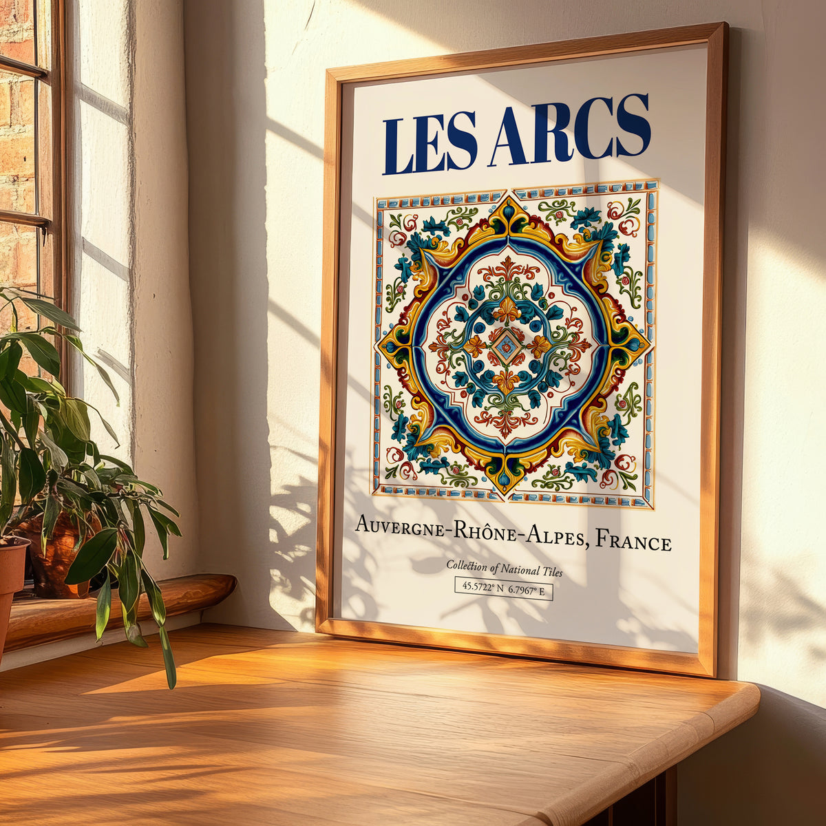 Les Arcs, France – Travel Wall Decor, clean layout with no caption