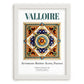 Valloire, France – Travel Print, placed in minimal white frame