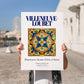 Villeneuve-Loubet, France – Travel Wall Art, no-text version framed in wood