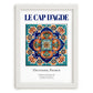 Le Cap d'Agde, France – Travel Poster, placed in minimal white frame
