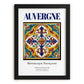 Auvergne, France – Travel Poster, in sleek black frame