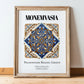 Monemvasia, Greece – Travel Wall Decor, in wooden frame leaning on the floor