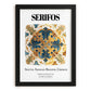 Serifos, Greece – Travel Print, in sleek black frame