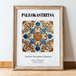 Paleokastritsa, Greece – Travel Wall Art, in wooden frame leaning on the floor