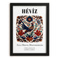 Hévíz, Hungary – Global Cities Wall Print, in sleek black frame