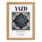 Yazd, Iran – Travel Print, set in oak frame