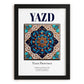 Yazd, Iran – Travel Print, in sleek black frame