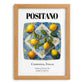 Positano, Italy – Travel Poster, set in oak frame