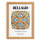 Bellagio, Italy – Vintage Travel Poster, set in oak frame