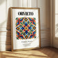 Orvieto, Italy – Country Culture Poster, styled in a charming Paris street view