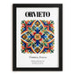 Orvieto, Italy – Country Culture Poster, in sleek black frame