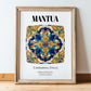 Mantua, Italy – Historic Cities Art Print, in wooden frame leaning on the floor