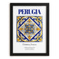 Perugia, Italy – Travel Print, in sleek black frame