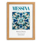 Messina, Italy – Architectural Travel Art, set in oak frame