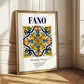 Fano, Italy – Travel Print, styled in a charming Paris street view