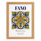 Fano, Italy – Travel Print, set in oak frame