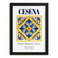 Cesena, Italy – Travel Poster, in sleek black frame