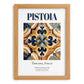 Pistoia, Italy – Retro Travel Poster, set in oak frame