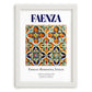 Faenza, Italy – Travel Wall Art, placed in minimal white frame