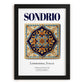 Sondrio, Italy – Travel Poster, in sleek black frame