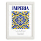 Imperia, Italy – Travel Wall Art, placed in minimal white frame