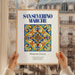 San Severino Marche, Italy – Illustrated Travel Poster