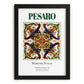 Pesaro, Italy – Travel Print, in sleek black frame