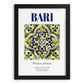 Bari, Italy – Travel Wall Art, in sleek black frame