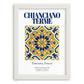 Chianciano Terme, Italy – Architectural Travel Art, placed in minimal white frame