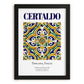Certaldo, Italy – Travel Print, in sleek black frame