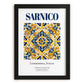 Sarnico, Italy – Travel Poster, in sleek black frame