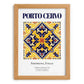 Porto Cervo, Italy – Travel Print, set in oak frame