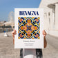 Bevagna, Italy – Travel Print, no-text version framed in wood