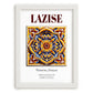 Lazise, Italy – Travel Print, placed in minimal white frame