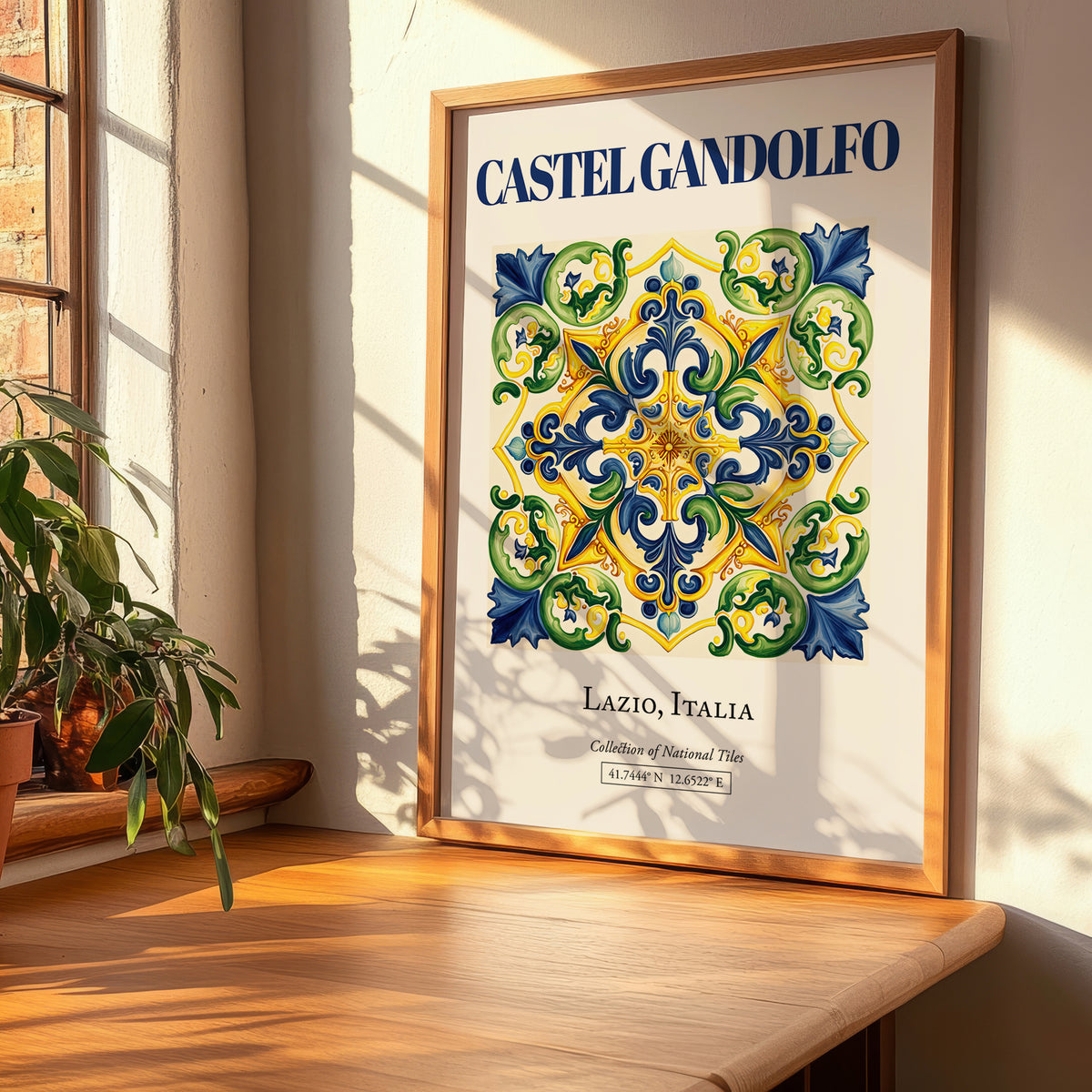 Castel Gandolfo, Italy – Travel Print, clean layout with no caption