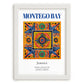 Montego Bay, Jamaica – Travel Wall Art, placed in minimal white frame
