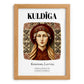Kuldīga, Latvia – Travel Poster, set in oak frame
