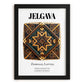 Jelgava, Latvia – Travel Wall Decor, in sleek black frame