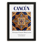 Cancún, Mexico – Travel Poster, in sleek black frame