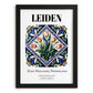 Leiden, Netherlands – Travel Print, in sleek black frame