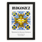 Bydgoszcz, Poland – Travel Poster, in sleek black frame