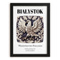 Białystok, Poland – Travel Memories Wall Print, in sleek black frame