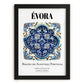 Évora, Portugal – National Pride Wall Decor, in sleek black frame