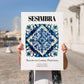 Sesimbra, Portugal – Travel Print, no-text version framed in wood