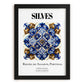 Silves, Portugal – Travel Poster, in sleek black frame