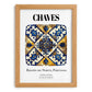 Chaves, Portugal – Travel Print, set in oak frame
