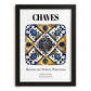 Chaves, Portugal – Travel Print, in sleek black frame