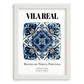 Vila Real, Portugal – World Travel Art, placed in minimal white frame