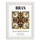 Bran, Romania – Travel Wall Art, placed in minimal white frame