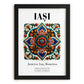 Iași, Romania – Cityscape Wall Art, in sleek black frame